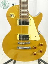 2402423798　■ Epiphone エピフォン レスポーモデル エレキギター ゴールド系 I98070133 弦楽器 音出し確認済み_画像3