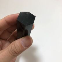 No.2226 【天然色】モリオン モーリオン 黒水晶 クリスタル 研磨ポイント 三角形 三角 ポイント 水晶 天然石 パワーストーン ポリッシュ_画像7