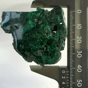 【E23723】 研磨 マラカイト スライス 孔雀石 天然石 原石 鉱物 パワーストーン