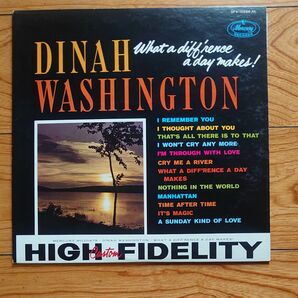 DINAH WASHINGTON What a diffrence a day makes 　LPレコード