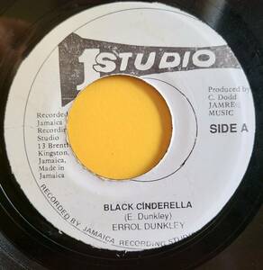ERROL DUNKLEY / BLACK CINDERELLA [ STUDIO ONE ] JA 7inch