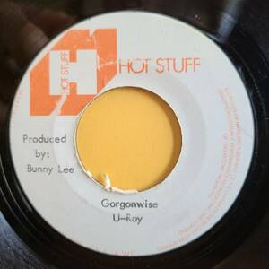 U-ROY / GORGONWISE - TOMMY McCOOK + BOBBY ELLIS / KOJAK [ HOT STUFF ] JA Orig 7inch 