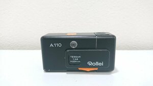 SALE 1円～　Rollei　ローライ　A110　フラッシュキューブカメラ　TESSAR 1：2.8　f＝23mm　ヴィンテージ　現状品　キングラム（イ）