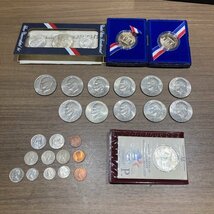 ■1円～ アメリカコイン他　おまとめ　1ドル　ハーフドル　ロス五輪　900FINE SILVER　リバティ　1977　1976　1972　カナダ　【鑑定本舗】_画像1