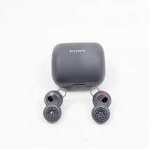 SONY Link Buds WF-L900/HM グレー ワイヤレスイヤホン Bluetooth ヘッドセット_画像3