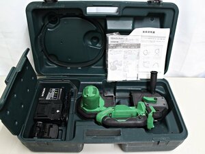 HITACHI 日立工機 18V 83mmコードレスロータリーバンドソー CB18DBL(S)LJCK 本体 充電器 バッテリー ケース セット HiKOKI ■