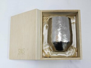 未使用 SUSgallery サスギャラリー Goblet ゴブレット チタン製 ミラー S-400Mi 真空二重構造タンブラー ■