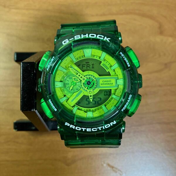 美品　G-SHOCK カシオ 腕時計 GA-110B　グリーン カスタム品　 CASIO