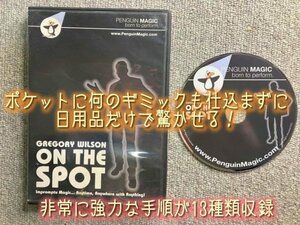 即興ストリートマジックのゲリラ講座◆On the Spot グレゴリー・ウィルソン◆手品・マジック