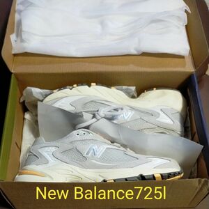 新品未使用タグ付き　New Balance725L NBシューズ　カラー　ライトグレー 26.5cm