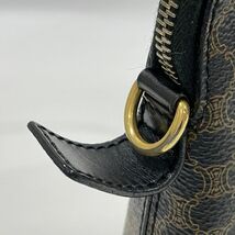 中古AB/使用感小 CELINE セリーヌ ヴィンテージ マカダム ブラゾン トリオンフ レディース ハンドバッグ 20447504_画像9