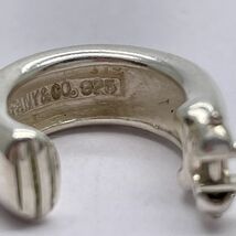 中古AB/使用感小 TIFFANY&Co. ティファニー フープ ボール チャーム シルバー925 レディース イヤリング 20445226_画像6