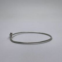 中古B/標準 TIFFANY&Co. ティファニー ダブルフック ワイヤー シルバー925 レディース バングル 20446570_画像2