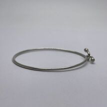 中古B/標準 TIFFANY&Co. ティファニー ダブルフック ワイヤー シルバー925 レディース バングル 20446570_画像3