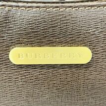 中古AB/使用感小 BURBERRY バーバリー ヴィンテージ ロゴ プレート 内部チェック 肩掛け ワンショルダー ショルダーバッグ 20443671_画像6