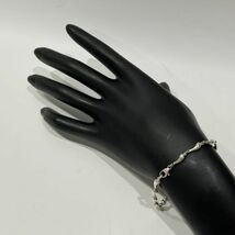 中古B/標準 TIFFANY&Co. ティファニー ヴィンテージ レアティアドロップ 15リンク シルバー925 ブレスレット 20441912_画像8