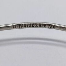 中古B/標準 TIFFANY&Co. ティファニー フック＆アイ ラブノット コンビ シルバー925 K18YG レディース バングル 20438099_画像7