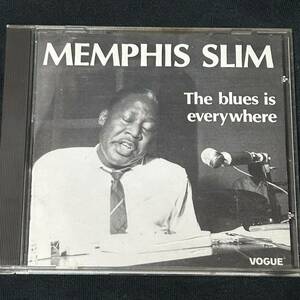 MEMPHIS SLIMメンフィス・スリム「THE BLUES IS EVERYWHERE」60年代パリ録音盤