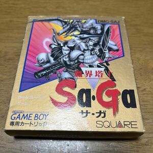 ゲームボーイ　魔界塔士Sa・Ga サ・ガ　ニンテンドー　Nintendo ゲームソフト　レトロゲーム　サガ　ロールプレイングゲーム