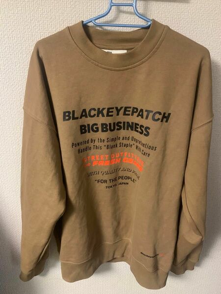 ブラックアイパッチ blackeyepatch トレーナー Sサイズ 美品