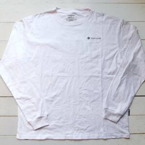 snowpeak スノーピーク雪峰祭 限定 ロングスリーブTシャツ／カットソー XL 白の画像2