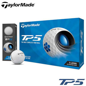 テーラーメイド TP5 ゴルフボール 1ダース（12球入り）ホワイト 日本正規品 TaylorMade 2021 送料無料 即納