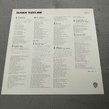 【LP】JAMES TAYLOR / SWEET BABY JAMES_画像6