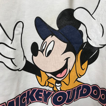 ☆ レトロ LOGOS MICKEY OUTIDOORS ロゴス ミッキーアウトドア ディズニー Disney コラボ プルオーバー パーカー_画像5