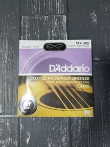 新品　D'Addario ダダリオ アコースティックギター弦 EXP26