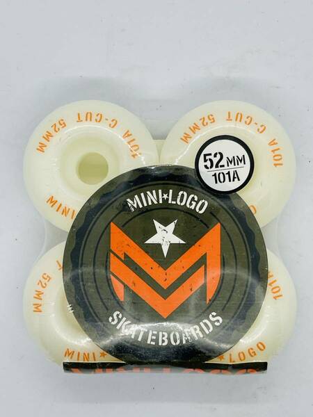 在庫処分　40％OFF　MINI-LOGO ミニロゴ 101A　52mm ハードウィール 白色　スケートボード　スケボー