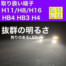 【最安】爆光 ホワイト H8/H11/H16 HB3 HB4 H4 車検対応 Hi/Lo LEDヘッドライト LEDフォグランプ　アルファード ヴェルファイア プリウスja_画像2