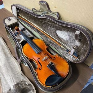 UTt314 鈴木 バイオリン スズキ SUZUKI VIOLIN NAGOYA JAPAN [Established 1887 in Nagoya Size 1/2 Anno 1994] ケース付き 現状品 弦楽器 