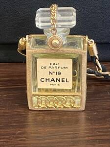 #1179　CHANEL シャネル チェーンネックレス ゴールドチェーン 香水 No19 ヴィンテージ レア