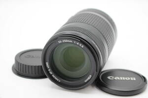 極美品◆Canon キャノン EF-S 55-250mm F4-5.6 IS◆説明書付♪0223(59276)