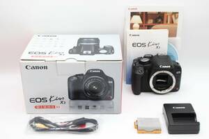 新品級◆Canon キヤノン EOS Kiss X3 ボディ◆シャッター回数194回のみ♪0226