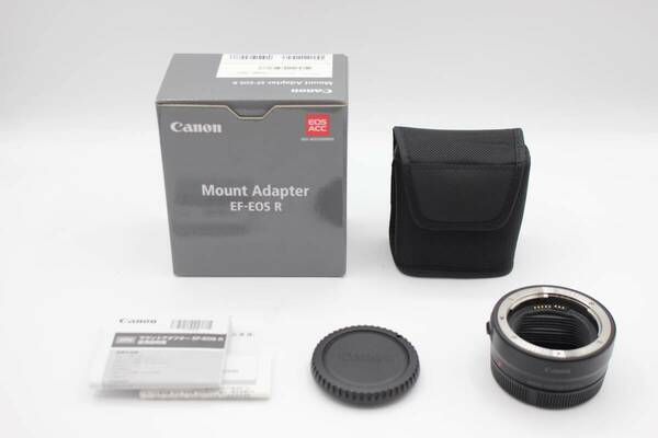 新品級◆Canon キヤノン MOUNT ADAPTER EF-EOS R マウント アダプター◆0228