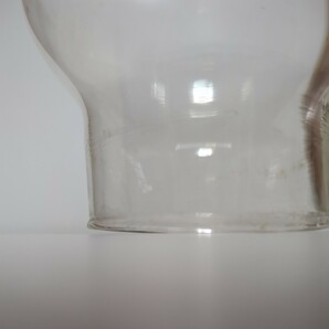 オイルランプ アルコールランプ ウランガラス 昭和レトロ ホヤ 油壺の画像4
