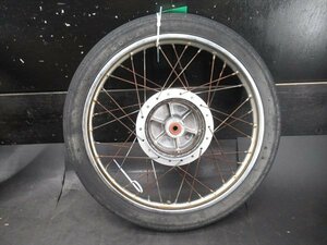 H1R6-0213 ホンダ スーパーカブ90 カスタム フロントホイール タイヤ 【HA02-263～ 3速セル付 動画有】