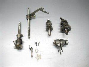 H1R6-0214 ホンダ リトルカブ エンジンパーツ 12 4速 ミッション ロータリー ASSY セット 【AA01-361～ キャブ車 4速セル付 動画有】