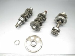 EGR6-0221-6 カワサキ ゼファー400 エンジン番号 ZX400AE098490 エンジンパーツ ミッション ASSY メイン カウンター 他