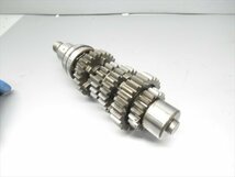 EGR6-0221-6 カワサキ ゼファー400 エンジン番号 ZX400AE098490 エンジンパーツ ミッション ASSY メイン カウンター 他_画像4