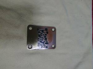 Guitar neck Plate BRASS 2mm ネックジョイントプレート ネックプレート ブラス