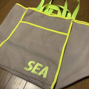 送料込み 即決!!大容量トートバッグWIND AND SEAウィンダンシーWDS Weekend(ER) Canvas Tote Bagショルダーバッグ/送料無料レターパックの画像2