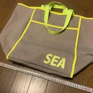 送料込み 即決!!大容量トートバッグWIND AND SEAウィンダンシーWDS Weekend(ER) Canvas Tote Bagショルダーバッグ/送料無料レターパックの画像6