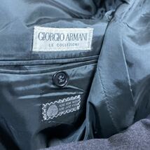 GIORGIO ARMANI ジョルジオアルマーニ セットアップ 黒 ブラック 48XL 紳士 ビジネス イタリア製 1スタ(一円スタート)_画像9