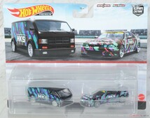 ホットウィール(Hot Wheels) プレミアム 2パック 日産スカイライン GT-R (BNCR33) / MBK バン☆ SKYLINE GT-R 1BOX VAN HKF53_画像2