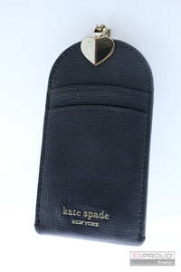 良品★Q12 KATE SPADE ケイト・スペード パスケース スペンサー PWR00290 約13×7.2cm ポケット×3 定期入れ ハート レディース 正規品