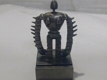 1C 三鷹の森ジブリ美術館 ロボット兵 メモスタンドフィギュア　天空の城ラピュタ 金属製…？_画像2