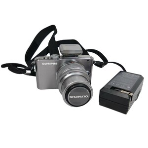OLYMPUS オリンパス E-PL3 デジタルカメラ レンズ M.ZUIKO DIGITAL 14-42㎜ 1:3.5-5.6 バッテリー 充電器 ジャンク品 KB1301