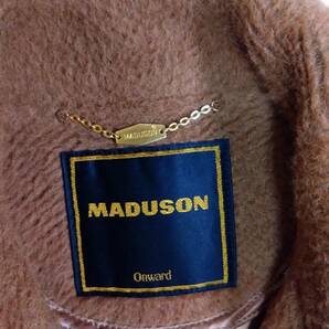 K) マディソン MADUSON オンワード樫山 コート ウールロングコート Onward ウール100％ サイズ5号 レディース B0903の画像2